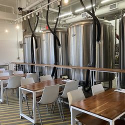 Blom Mead + Cider - Seating near the cider and mead vats!