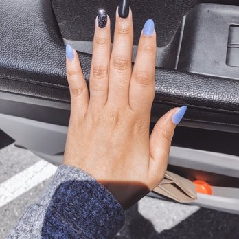 La Bella Nail Spa - Powder dip nails with tip extensions - Nail Salons Near Me - Salinas, California