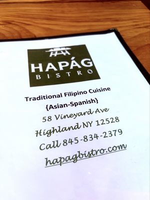 Menu photo 2 Hapag Bistro Highland, NY Menu photo 2 Hapag Bistro Highland, NY