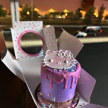 Hello Kitty Cafe - 50th anniversary Hello Kitty cake - Desserts Near Me - Las Vegas, Nevada Hello Kitty Cafe - 50th anniversary Hello Kitty cake - Desserts Near Me - Las Vegas, Nevada