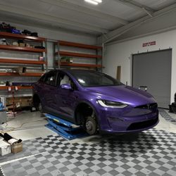 Undefeated Wraps - Full color change from white to purple.