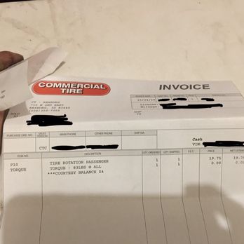 Commercial Tire - Reciept for today's transaction- 10/24/2019 - Tires Near Me - Rexburg, Idaho Commercial Tire - Reciept for today's transaction- 10/24/2019 - Tires Near Me - Rexburg, Idaho
