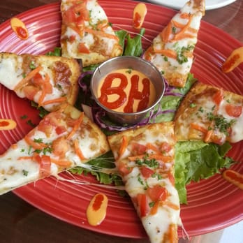 Broadway Heights - Thai flatbread appetizer. The sauce is delicious! - New American Near Me - Chico, California Broadway Heights - Thai flatbread appetizer. The sauce is delicious! - New American Near Me - Chico, California