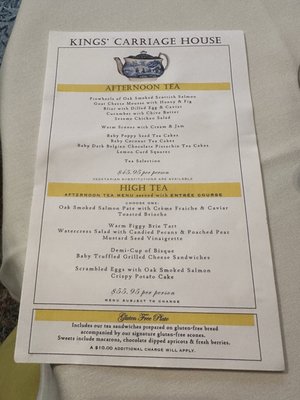 Menu photo 3 Kings' Carriage House New York, NY
