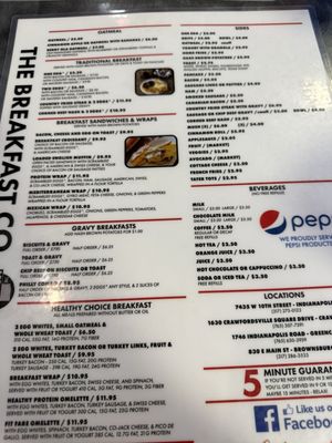 Menu photo 1 The Breakfast Co - Greencastle Greencastle, IN