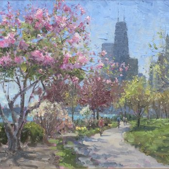 Hildt Galleries - 'Lake Shore, Chicago' by EJ Paprocki - Art Galleries Near Me - Chicago, Illinois Hildt Galleries - 'Lake Shore, Chicago' by EJ Paprocki - Art Galleries Near Me - Chicago, Illinois