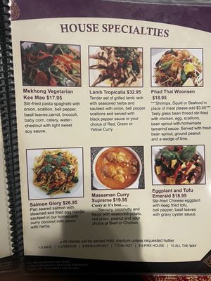Menu photo 4 Thai Thani Orlando, FL