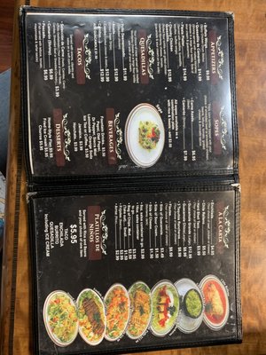 Menu photo 3 Fiesta Mexican Grill Williams, AZ