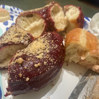 Dough - Astoria - Blueberry lemon and guava cream cheese . Guava cream cheese tasted ok . Would love more guava and less cheese taste. - Donuts Near Me - Astoria, New York