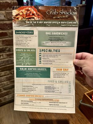 Menu photo 3 The Crab Shack Folly Beach, SC