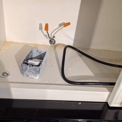 Ace Handyman Services Seminole Country & Winter Park - They installed our microwave but didn't hook it up to electricity???