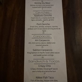 1111 Nikkei Sushi - Sushi Bars Near Me - Paia, Hawaii