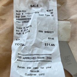 Not good value.