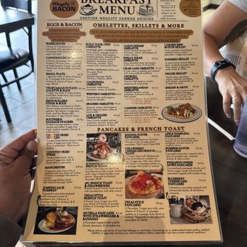 Maple Bacon Restaurant - Breakfast Menu - American Near Me - Plano, Texas