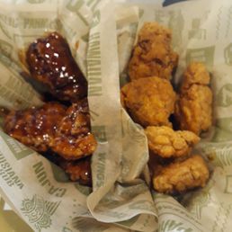Korean and Louisiana style hot wings very good and delicious.