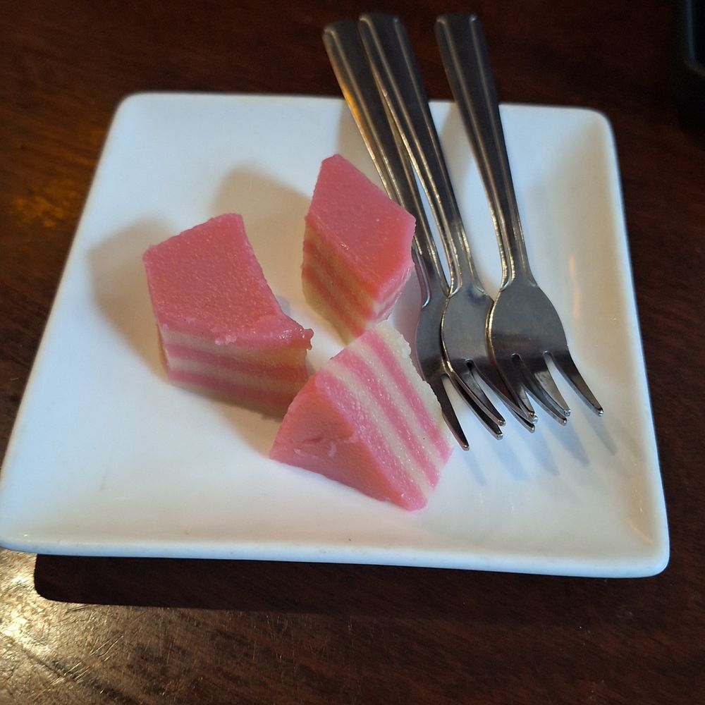 Rasa - complimentary kuih lapis - Malaysian Near Me - New York, New York