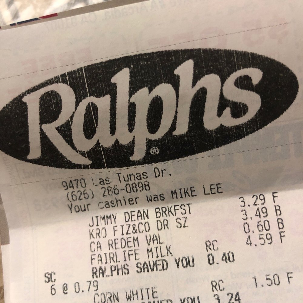 Ralphs - Mike Lee, esteemed senior employee - Grocery Near Me - Temple City, California Ralphs - Mike Lee, esteemed senior employee - Grocery Near Me - Temple City, California