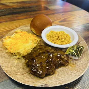 The Corn Krib - Hamburger steak special - Bars Near Me - Belgrade, Nebraska