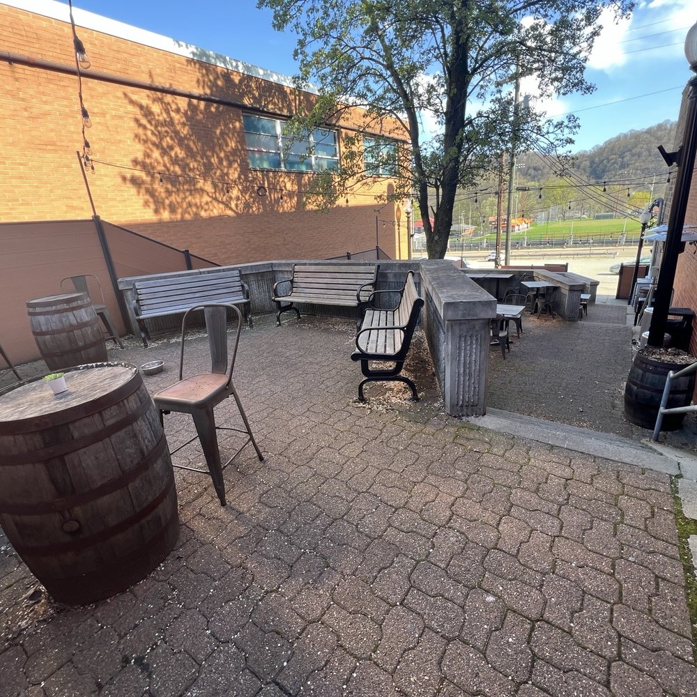 Patio area and back parking Patio area and back parking