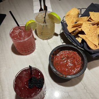 Pancho & Willie's Cantina - Blackberry, Guava and Cadillac Margaritas...all excellent! - Mexican Near Me - Sparks, Nevada