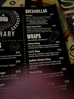 Menu photo 3 The Library Taphouse and Kitchen Kalamazoo Township, MI Menu photo 3 The Library Taphouse and Kitchen Kalamazoo Township, MI