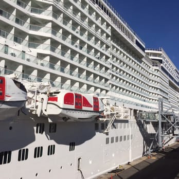 Cruise Terminal - The Norwegian Epic docked at the Port of Barcelona, Spain - Tours Near Me - Barcelona, B
