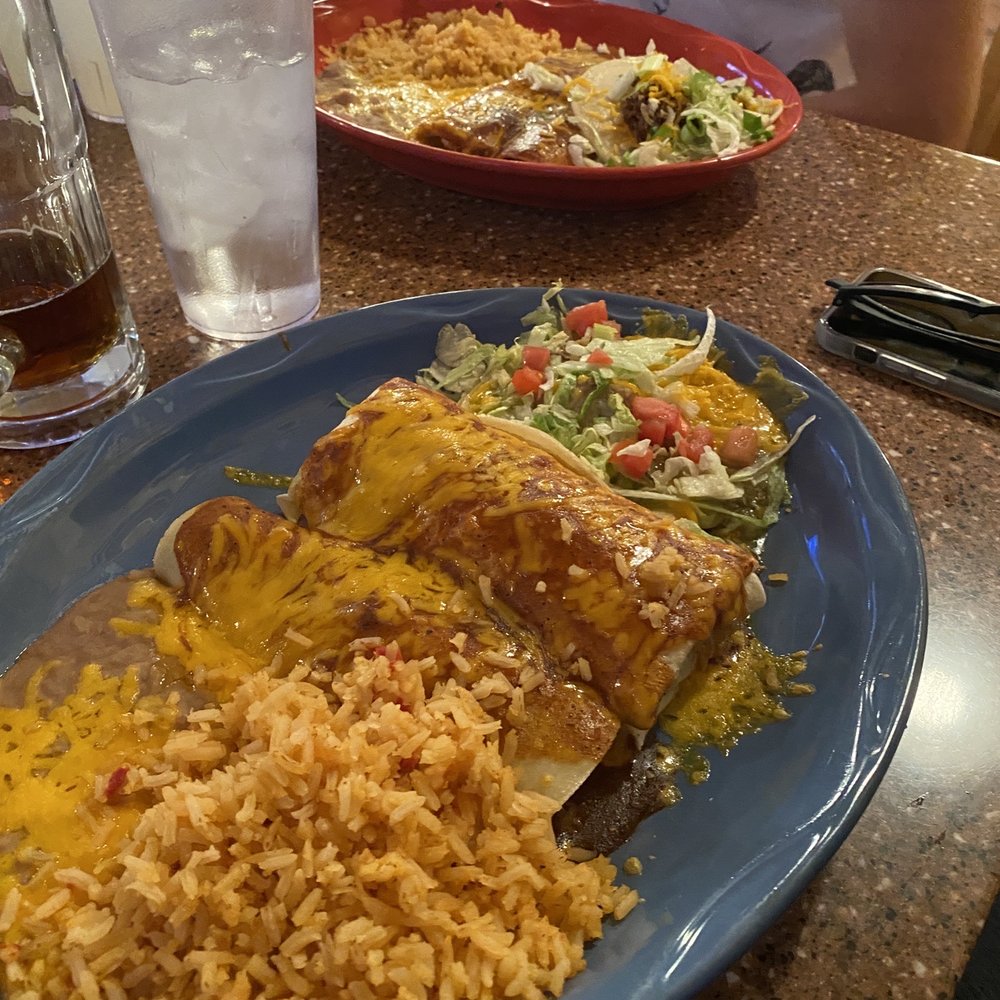 Los Gringos Locos - Shredded pork taco, ground beef burrito and chicken enchilada. - Mexican Near Me - Apache Junction, Arizona Los Gringos Locos - Shredded pork taco, ground beef burrito and chicken enchilada. - Mexican Near Me - Apache Junction, Arizona