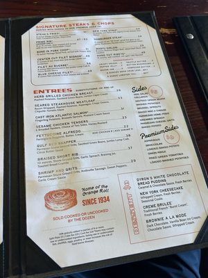 Menu photo 2 All Steak Restaurant Cullman, AL Menu photo 2 All Steak Restaurant Cullman, AL