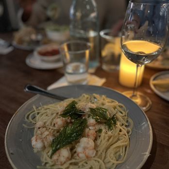 Noble Crust - Roc shrimp and garlic pasta - Southern Near Me - Tampa, Florida Noble Crust - Roc shrimp and garlic pasta - Southern Near Me - Tampa, Florida