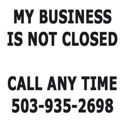JCA Elite Scuba - I am open. Call any time! 503-935-2698