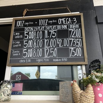 Billy's Egg Farm - Price/menu list for April and May. It's been the same so far. - Specialty Food Near Me - Chino, California