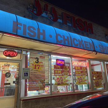 JJ Fish & Chicken - the front of the restaurant - Chicken Wings Near Me - Bellwood, Illinois JJ Fish & Chicken - the front of the restaurant - Chicken Wings Near Me - Bellwood, Illinois