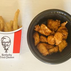 KFC - 10 PC. Korean BBQ Saucy Nuggets Combo with Secret Recipe Fries