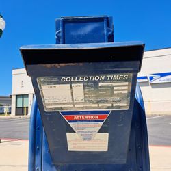 US Post Office - Mail collection is 5 PM Monday to Friday, 3:15 PM Saturday both inside and outside post office.