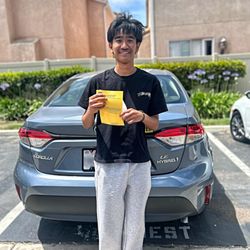 Bonita High School student completed 6 hours of behind the wheel drivers training with Express Driving School.
