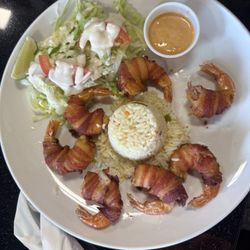 La Fogata - Camarones con tocino delicioso