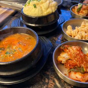Wooga - Sides plus the delicious fluffy egg custard! - Korean Near Me - Fort Lee, New Jersey Wooga - Sides plus the delicious fluffy egg custard! - Korean Near Me - Fort Lee, New Jersey