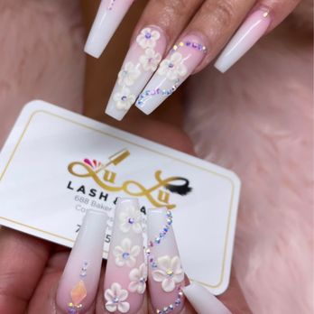 Ame Nail Bar - 3d flowers - Nail Salons Near Me - Costa Mesa, California