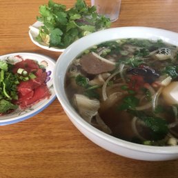 Pho Dat Biet steak on the side