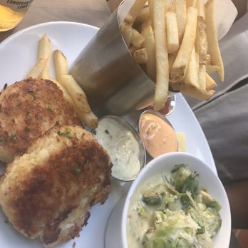 Rock'N Fish - Crab Cakes and Brussels - Seafood Near Me - Manhattan Beach, California Rock'N Fish - Crab Cakes and Brussels - Seafood Near Me - Manhattan Beach, California