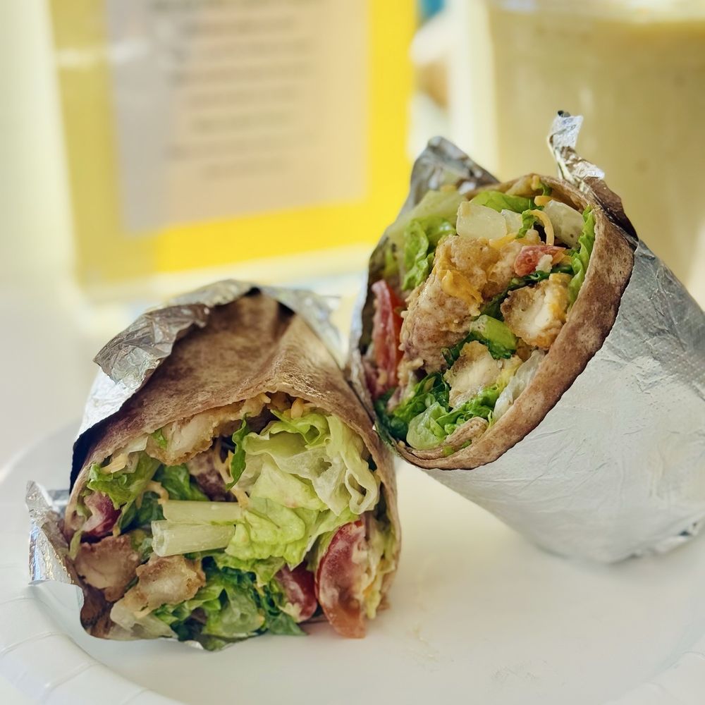 Roots to Rise - Crispy Chicken Wrap on Wheat - Salad Near Me - Waltham, Massachusetts Roots to Rise - Crispy Chicken Wrap on Wheat - Salad Near Me - Waltham, Massachusetts