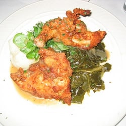 Georgia Brown's - Fried chicken w/ collard greens