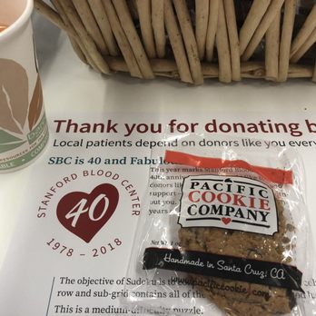 Stanford Blood Center - Cookie and POG time after donating - Blood & Plasma Donation Centers Near Me - Campbell, California Stanford Blood Center - Cookie and POG time after donating - Blood & Plasma Donation Centers Near Me - Campbell, California