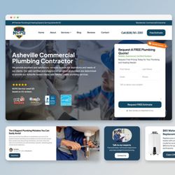 WebPerfex - New website and marketing campaigns launched for Asheville Plumbing & Heating Experts NCPD Service! NCPDservice.com