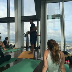 Yogasphere - Every Saturday, yoga right at the top of the View of the Shard!