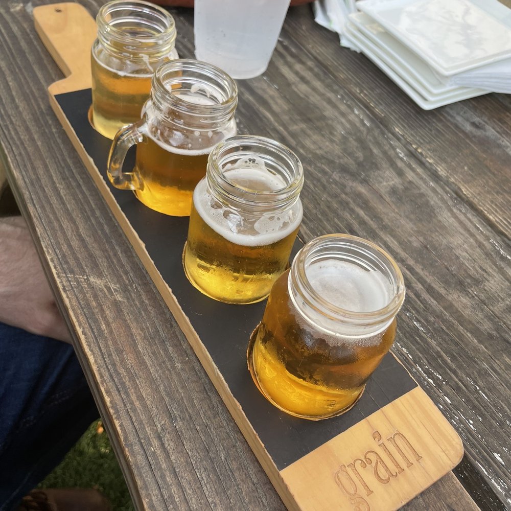 Grain - Light beer flight - Beer Gardens Near Me - Norfolk, Virginia Grain - Light beer flight - Beer Gardens Near Me - Norfolk, Virginia