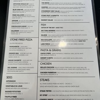 RyeBelles - New menu- much improved!! - Steakhouses Near Me - St Joseph, Michigan