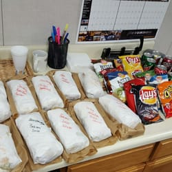 JF Shea Co - Yummy sub platter from The Best Little Sandwich Shop #tblss #officelunch #goodeats