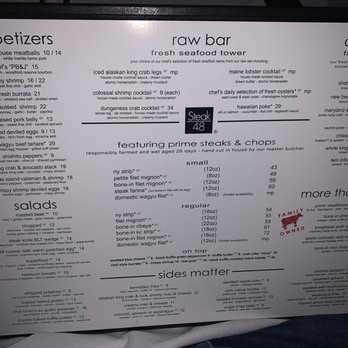 Steak 48 - Menu - Steakhouses Near Me - Chicago, Illinois Steak 48 - Menu - Steakhouses Near Me - Chicago, Illinois