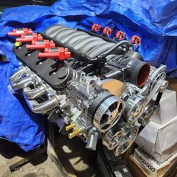 Jeremy's Auto Repair - Ls3 crate motor almost ready to install